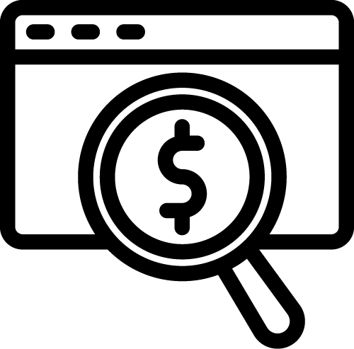 Icon zur Visualisierung von kontrollierbaren Kosten in Google Ads (SEA)