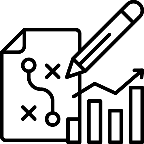 Icon zur Visualisierung von maßgeschneiderten Strategien in SEA